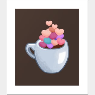 Cute Lovely Cocoa Mug Posters and Art